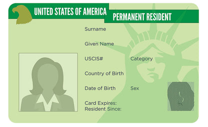 US Green Card Photo (2 Photos)